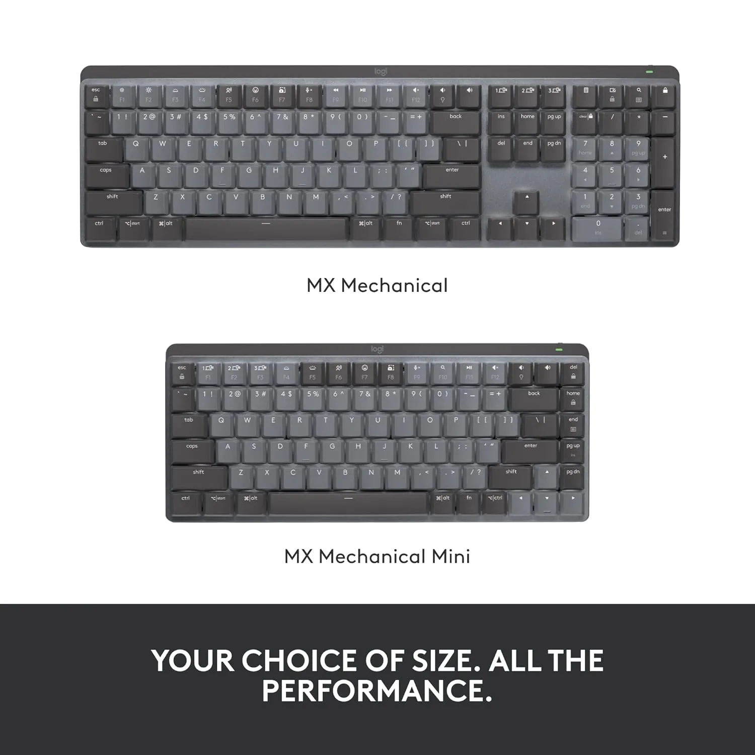 Logitech Wireless Keyboard MX Mechanical (Open Box) view 3